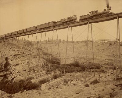 Dale Creek Köprüsü by William Henry Jackson