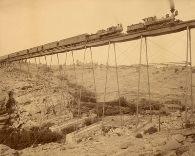 Dale Creek Köprüsü, Wyoming, Jackson by William Henry Jackson