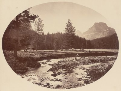 Palace Butte Park, Gallatin Dağları, Montana Bölgesi by William Henry Jackson