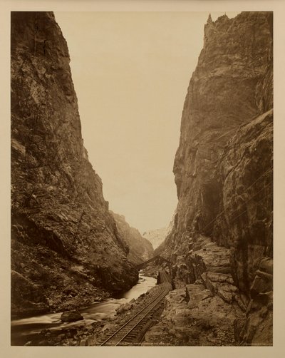 Royal Gorge, Arkansas Büyük Kanyonu by William Henry Jackson