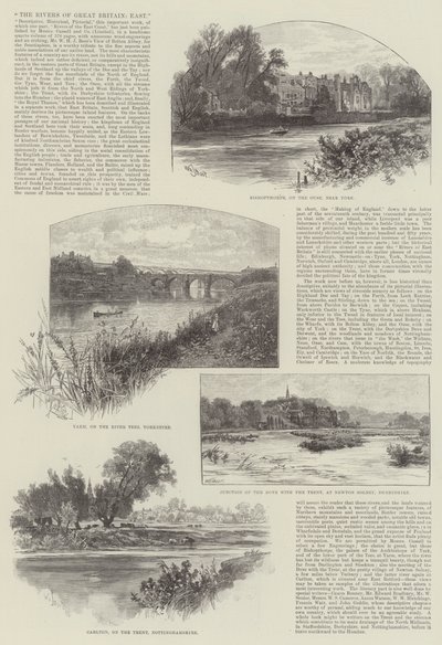 Büyük Britanya Nehirleri, Doğu by William Henry James Boot