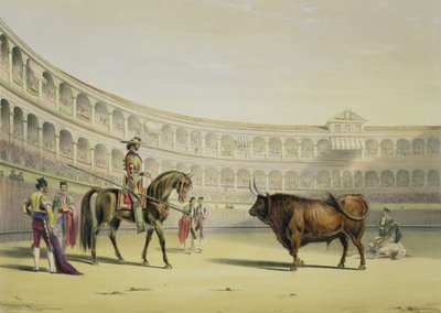Boğaya Meydan Okuyan Picador, 1865 by William Henry Lake Price