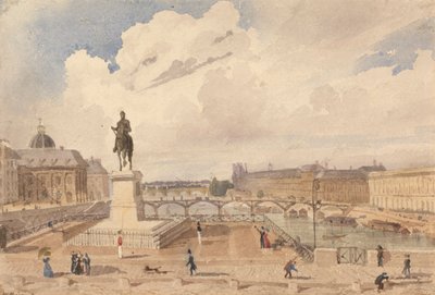 Pont Neuf'tan görünüm by William Henry Lake Price