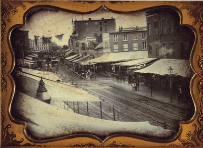 Chatham Meydanı, New York, 1853 dolayları by William Henry Lewis