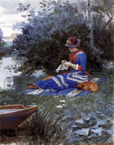 Sessiz Bir Öğleden Sonra, 1880 by William Henry Lippincott