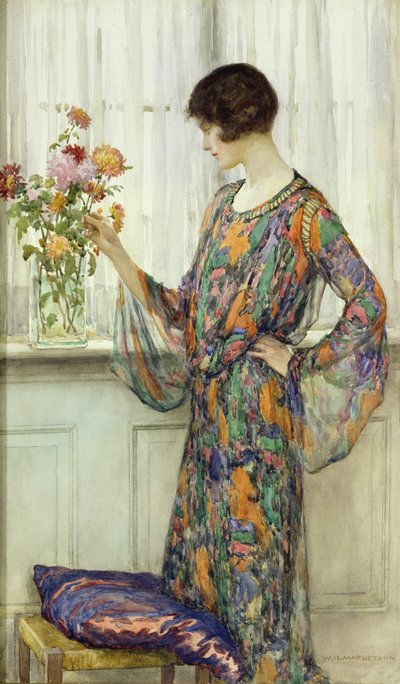 Çiçek Düzenleme by William Henry Margetson