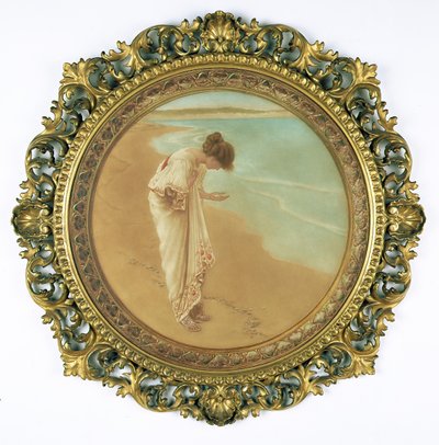 Denizin İncileri Vardır (mezzotint) by William Henry Margetson