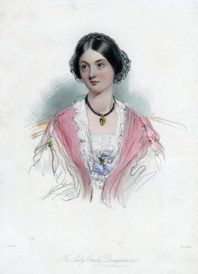 Leydi Emily Dungarvon, 19. yüzyıl. by William Henry Mote