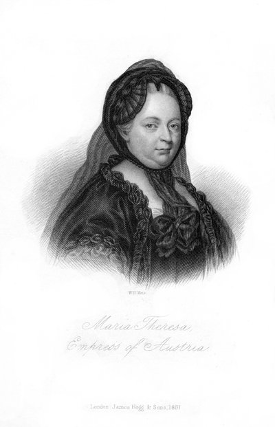 Maria Theresa, Avusturya arşidüşesi, 1861. by William Henry Mote