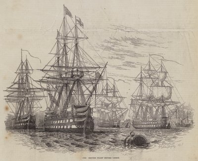 Lizbon'dan önce İngiliz Donanması by William Henry Pike
