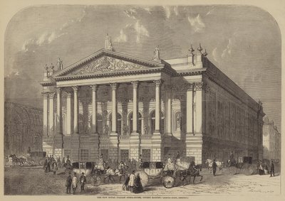Yeni Kraliyet İtalyan Opera Binası, Covent Garden, Edmund Barry, Mimar by William Henry Prior