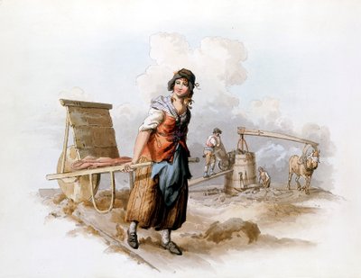 Brickfield, 1808 by William Henry Pyne
