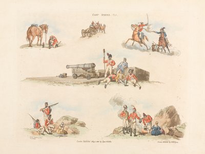 ?Kamp Sahneleri?, 1803 by William Henry Pyne