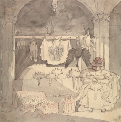 Tavukçu Dükkanı by William Henry Pyne