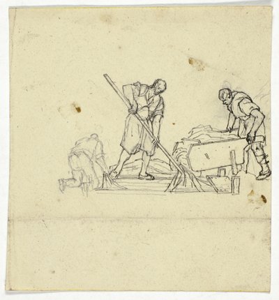 üç işçi by William Henry Pyne