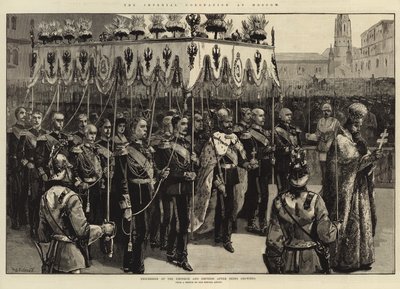 İmparator ve İmparatoriçe Süreci (gravür) by William Heysham (after) Overend