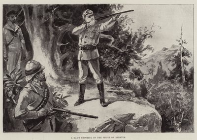 Arnavutluk Kıyısında Bir Günlük Çekim by William Heysham Overend