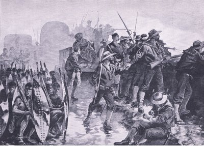 Bir Zulu saldırısına karşı bir laager