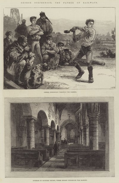 Demiryollarının Babası George Stephenson by William Heysham Overend
