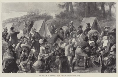 Klondike Yolunda, İniş Sahnesinin Yakınındaki Sahne, Dyea by William Heysham Overend