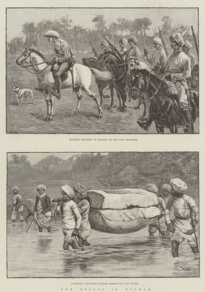 ಬರ್ಮಾ ತುರ್ಕಿನಲ್ಲಿರುವ ನಮ್ಮ ಪಡೆಗಳು by William Heysham Overend