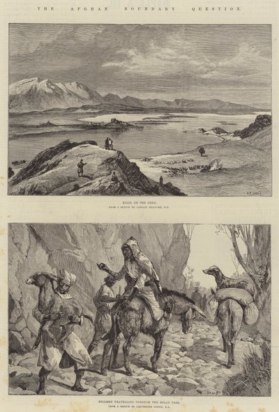 Afgan Sınır Sorunu by William Heysham Overend