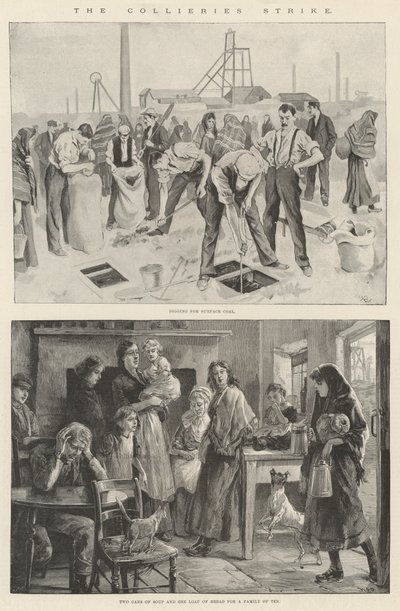 kömür ocağı grevi by William Heysham Overend
