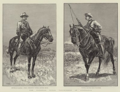 Avustralya Koloni Tüfek Gönüllüleri by William Heysham Overend