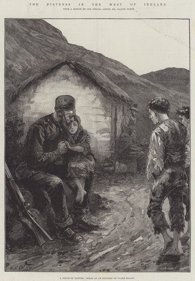 İrlanda'nın Batısındaki Sıkıntı by William Heysham Overend
