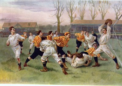 Futbol Maçı, 1890 by William Heysham Overend