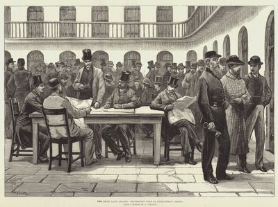 İrlanda Kara Birliği, Kilmainham Hapishanesinde Dinlenme Zamanı by William Heysham Overend