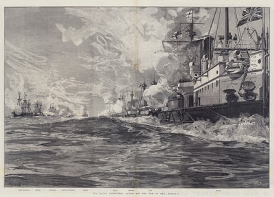 Deniz Manevraları, Man Adası Açıklarında Eylem, 3 Ağustos by William Heysham Overend