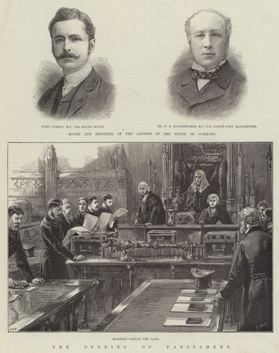 Parlamentonun Açılışı by William Heysham Overend