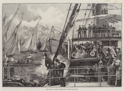 Galler Prensi Jubilee Yat Yarışına Başlıyor by William Heysham Overend