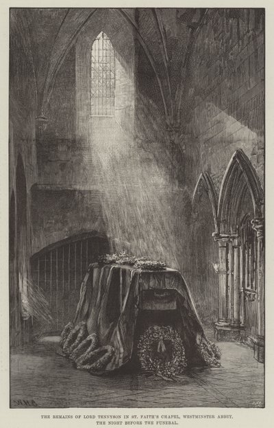 Cenazeden Önceki Gece, Westminster Abbey, St Faith Şapeli