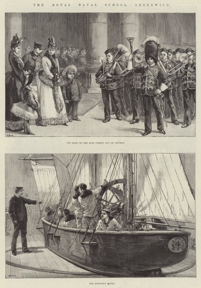 The Royal Naval School, Greenwich  by William Heysham Overend
