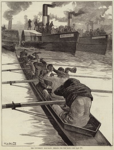 Üniversite Tekne Yarışı, Yarışa Hazırlanıyor by William Heysham Overend