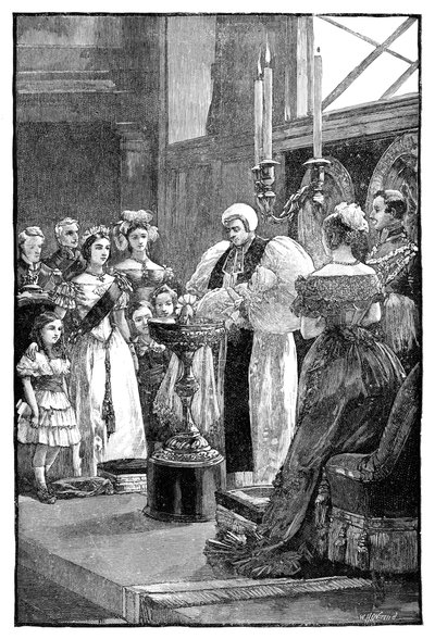 Prenses Louise'in vaftizi, c1848, 1900. by William Heysham Overend