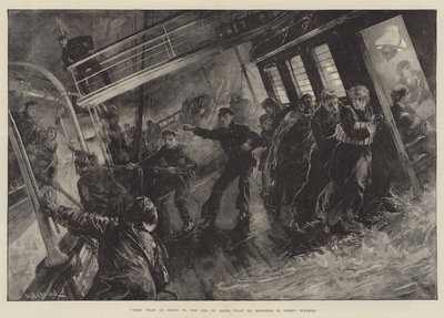 Gemilerde Denize inenler, Büyük Sularda İş Yapanlar by William Heysham Overend