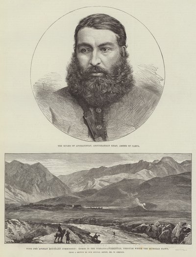 Afgan Sınır Komisyonu ile by William Heysham Overend