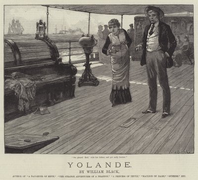 Yolande, William Black by William Heysham Overend