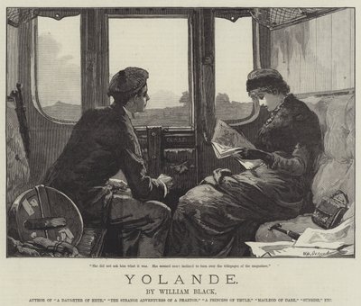 Yolande, William Black by William Heysham Overend