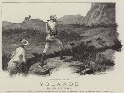 Yolande, William Black by William Heysham Overend