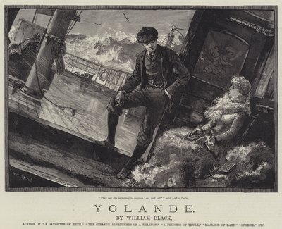 Yolande, William Black by William Heysham Overend