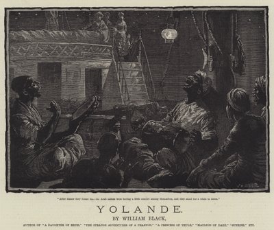 Yolande, William Black by William Heysham Overend