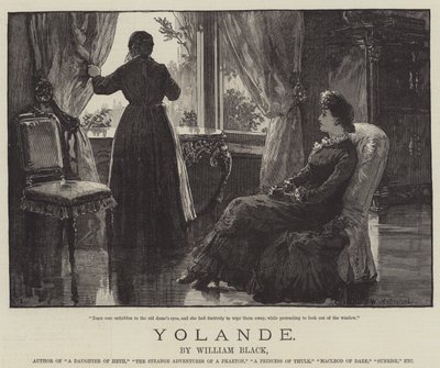 Yolande, William Black by William Heysham Overend