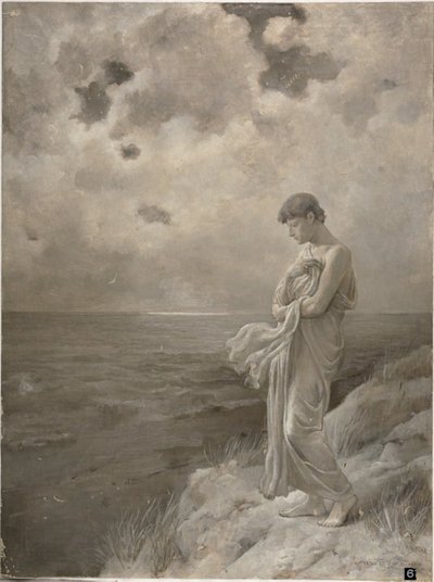 Sonnet: "Ben olmaktan korktuğum zaman", 1887 by William Hicok Low