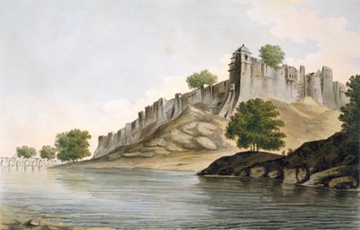 Goomty Nehri kıyısındaki Ilionpoor Kalesi