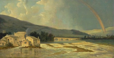 Rıhtım Nehri üzerindeki Otley Köprüsü by William Hodges