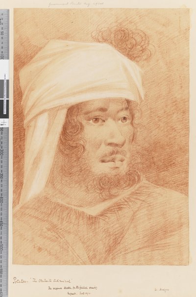 Sayfa 17 Potatow, Otaheite amiral, 1768-75 (kırmızı ve beyaz tebeşir) by William Hodges